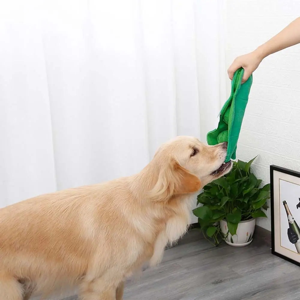 Snufflo IQ Treat Ball, squeaky plush treat dispenser (placeholder image 1 of 6)