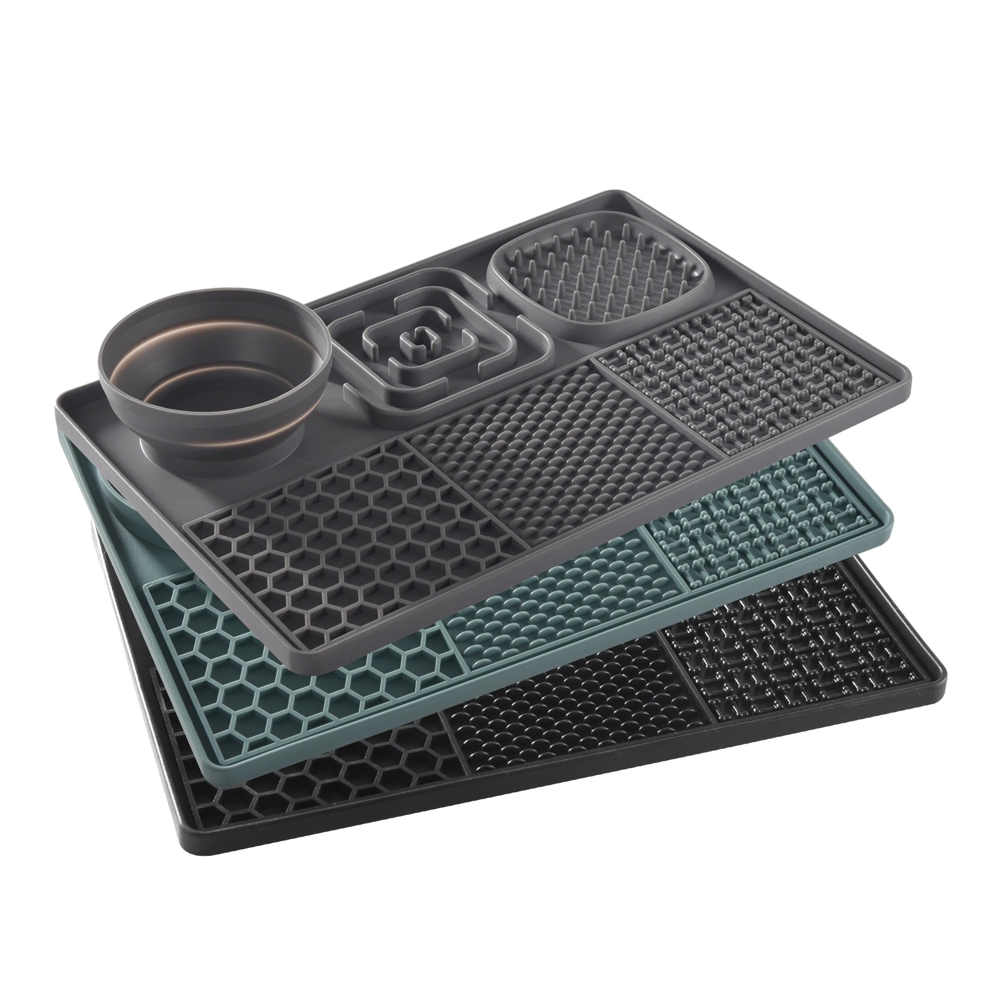 Snufflo Lick Mat, slow-feed silicone mat (placeholder image 2 of 6)