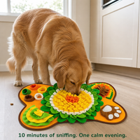 Snufflo XL Snuffle Mat – lifestyle: dog foraging on the kitchen floor