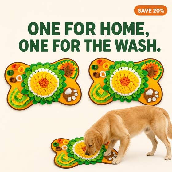 The 2-Mat bundle, one mat for the kitchen, one for the wash, so the routine never has a day off.